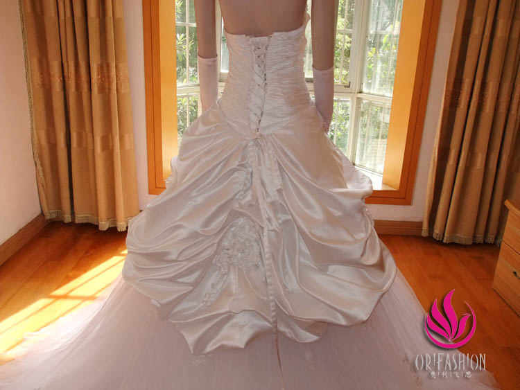 Orifashion HandmadeReal Custom Made Romantic Wedding Dress RC115